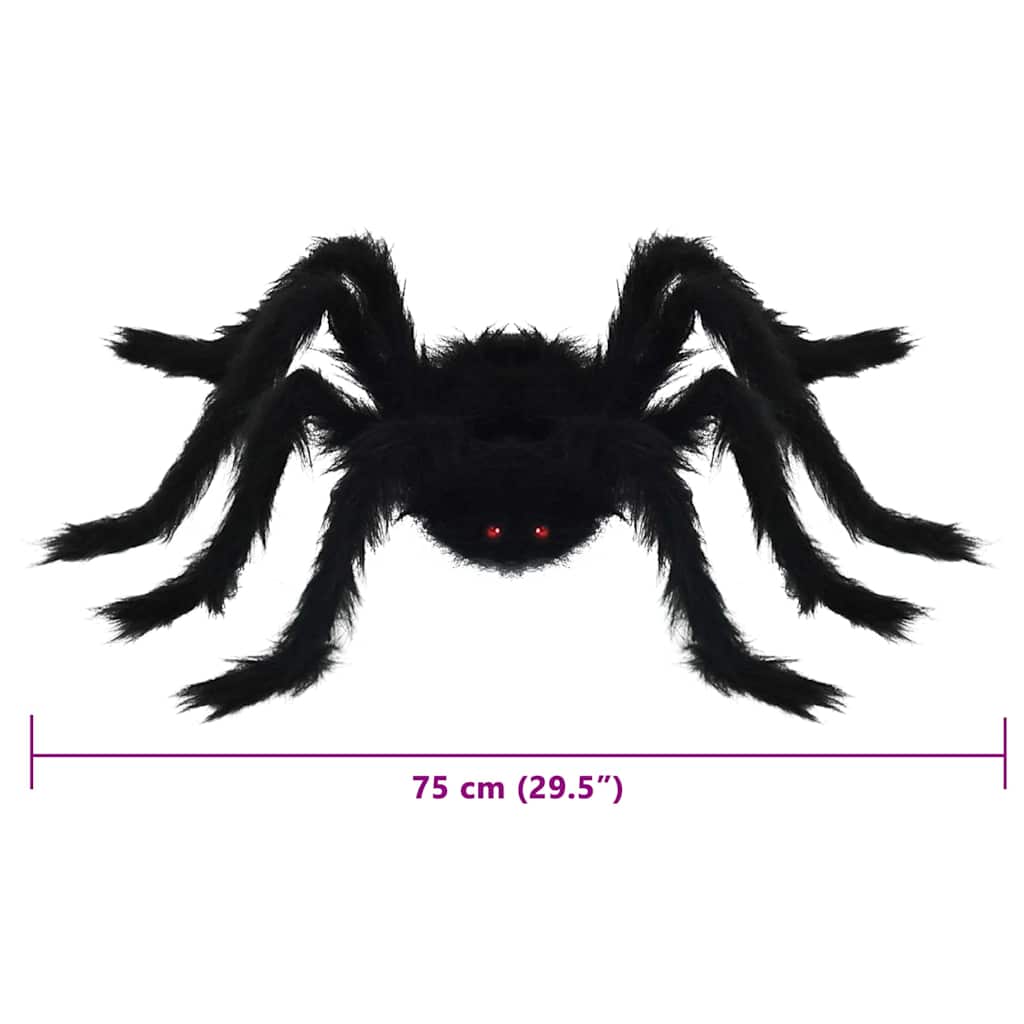 Helovino voro dekoracija 6 vnt. Juoda 75 cm