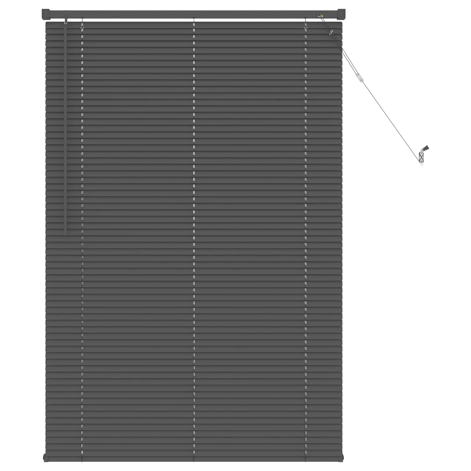 Venecijos žaliuzės Sidabrinė Pilka 150 x 100 cm 25 mm PVC