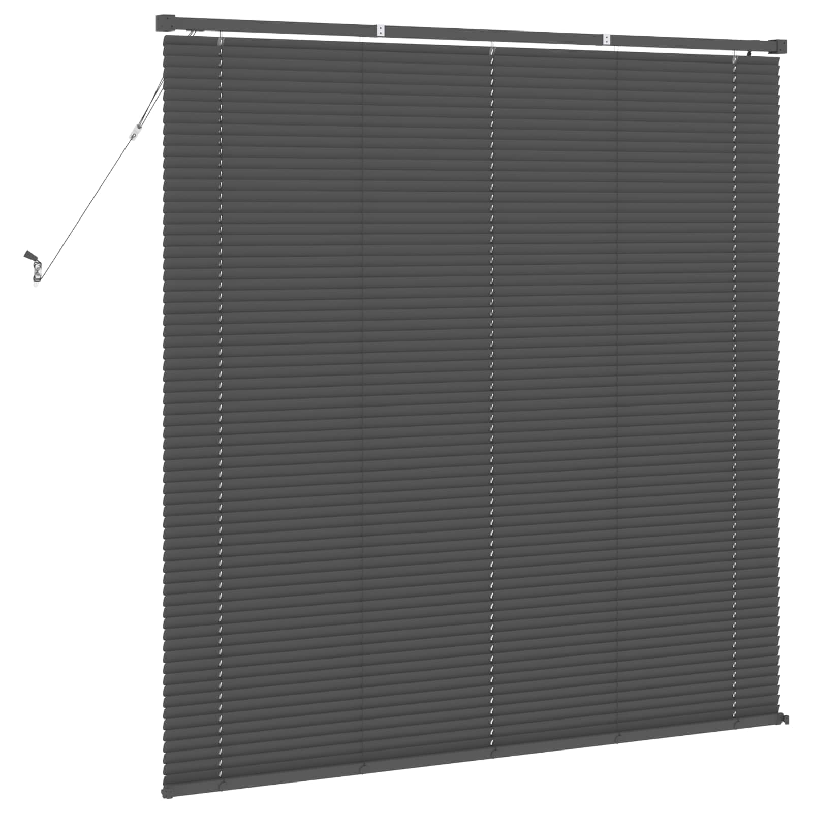 Venetian Blinds Silver Grey 150 x 140 cm PVC
