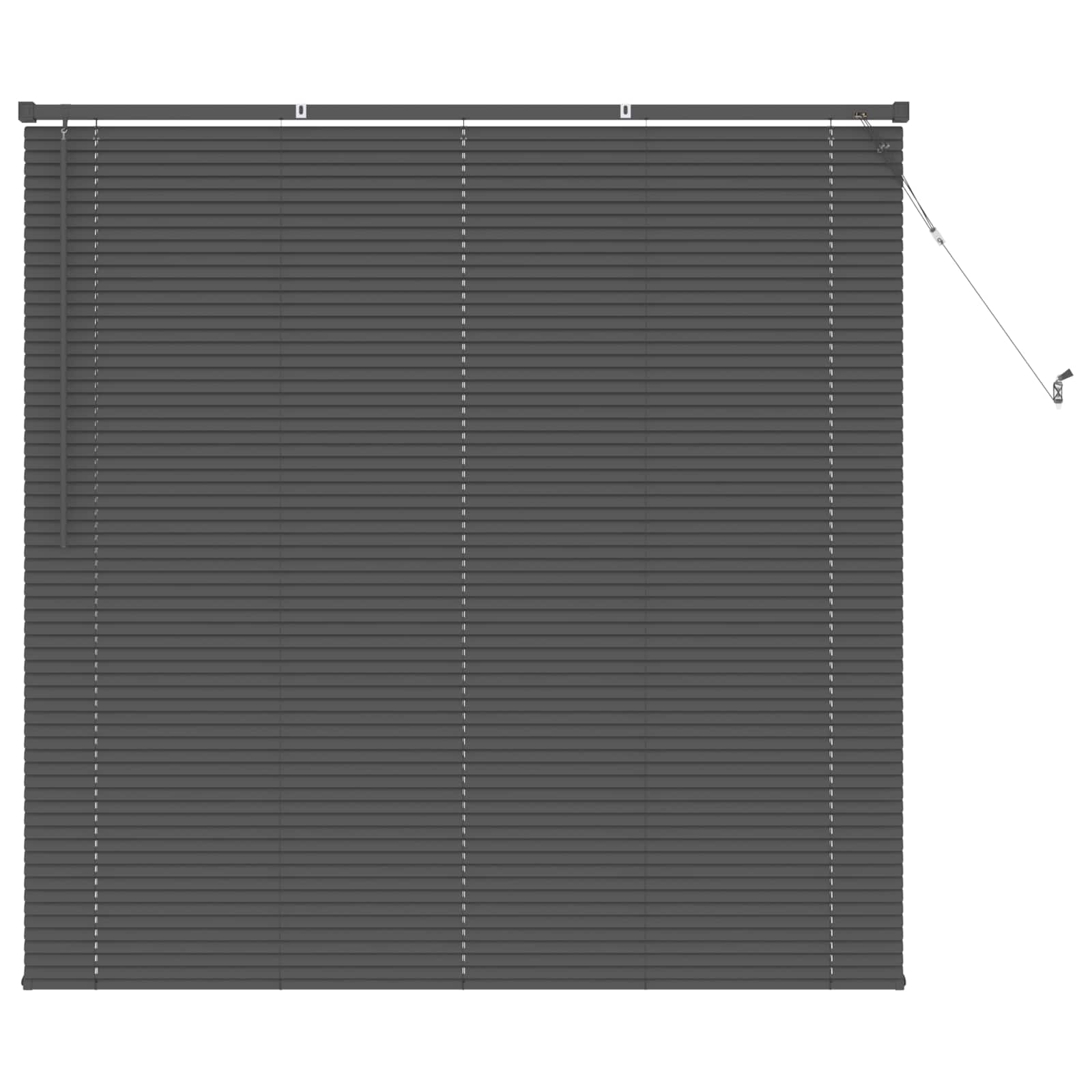 Venetian Blinds Silver Grey 150 x 140 cm PVC