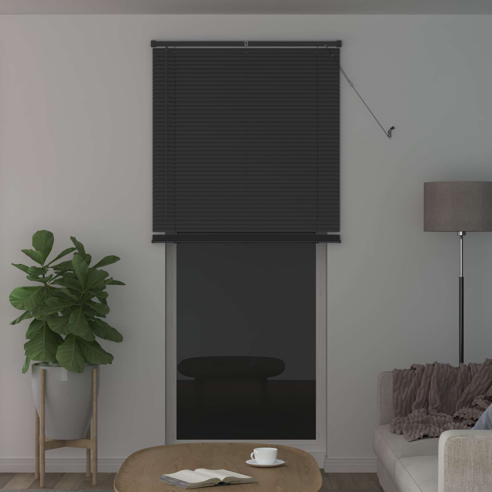 Venecijos žaliuzės Sidabrinė Pilka 213 x 80 cm PVC
