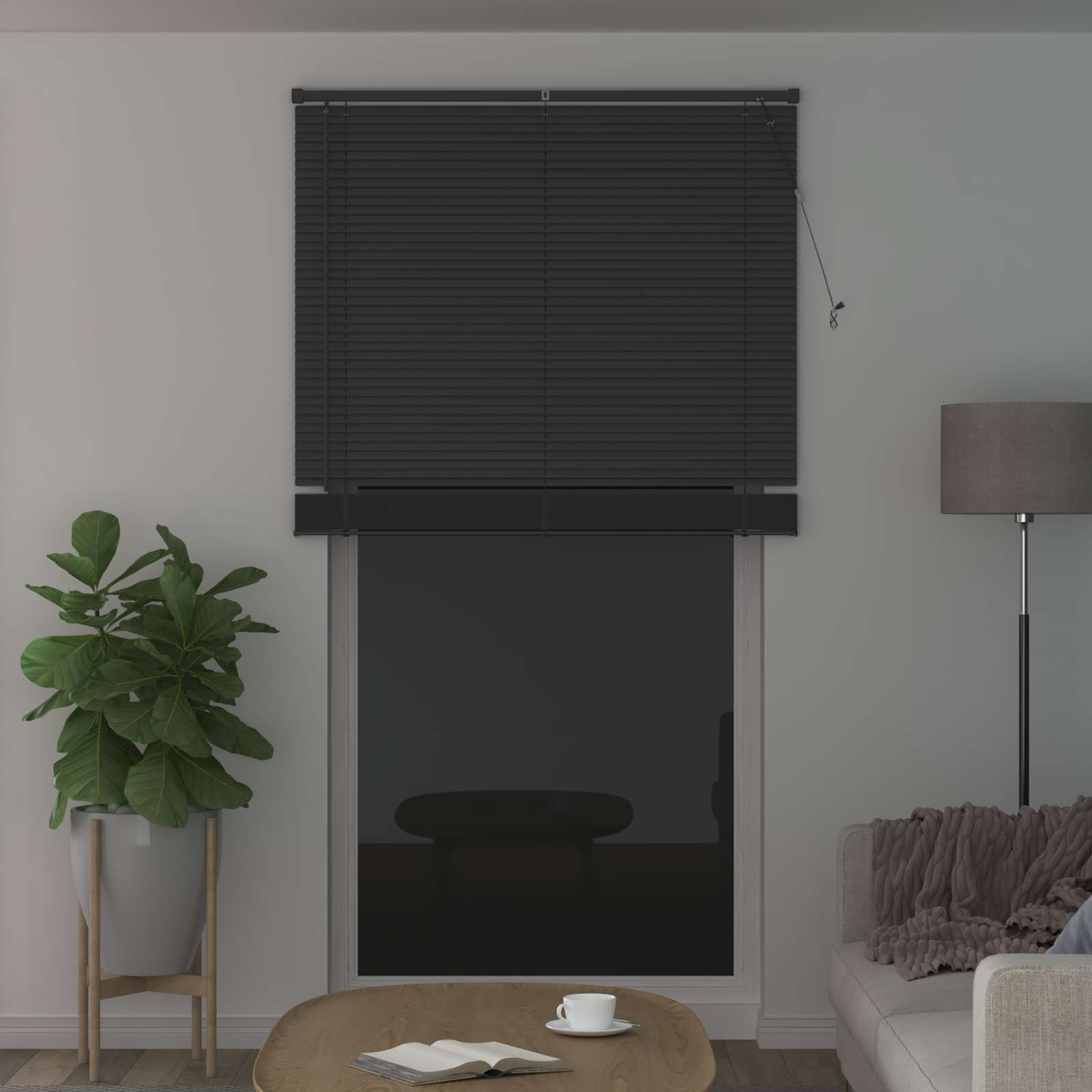 Venēcijas žalūzijas Sudrabaini pelēkas 213 x 110 cm PVC