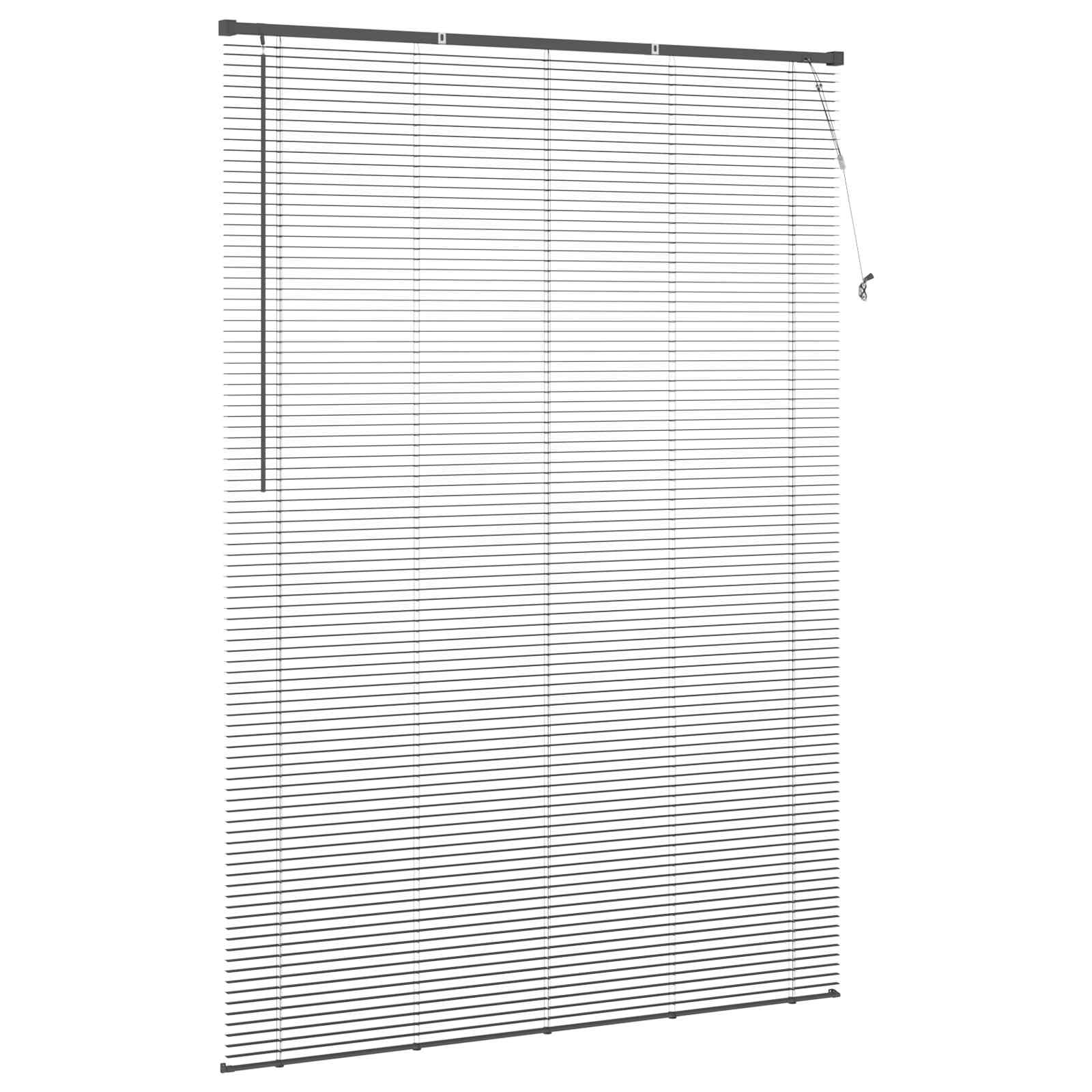 Venetian Blinds Silver Grey 213 x 130 cm PVC