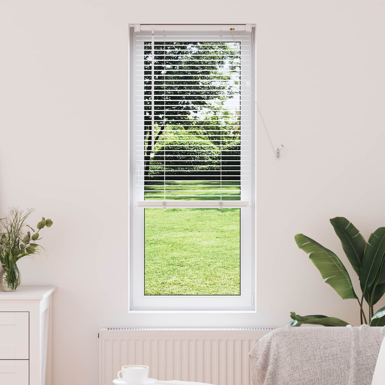 Venecijos žaliuzės Baltas 150 x 40 cm 25 mm PVC