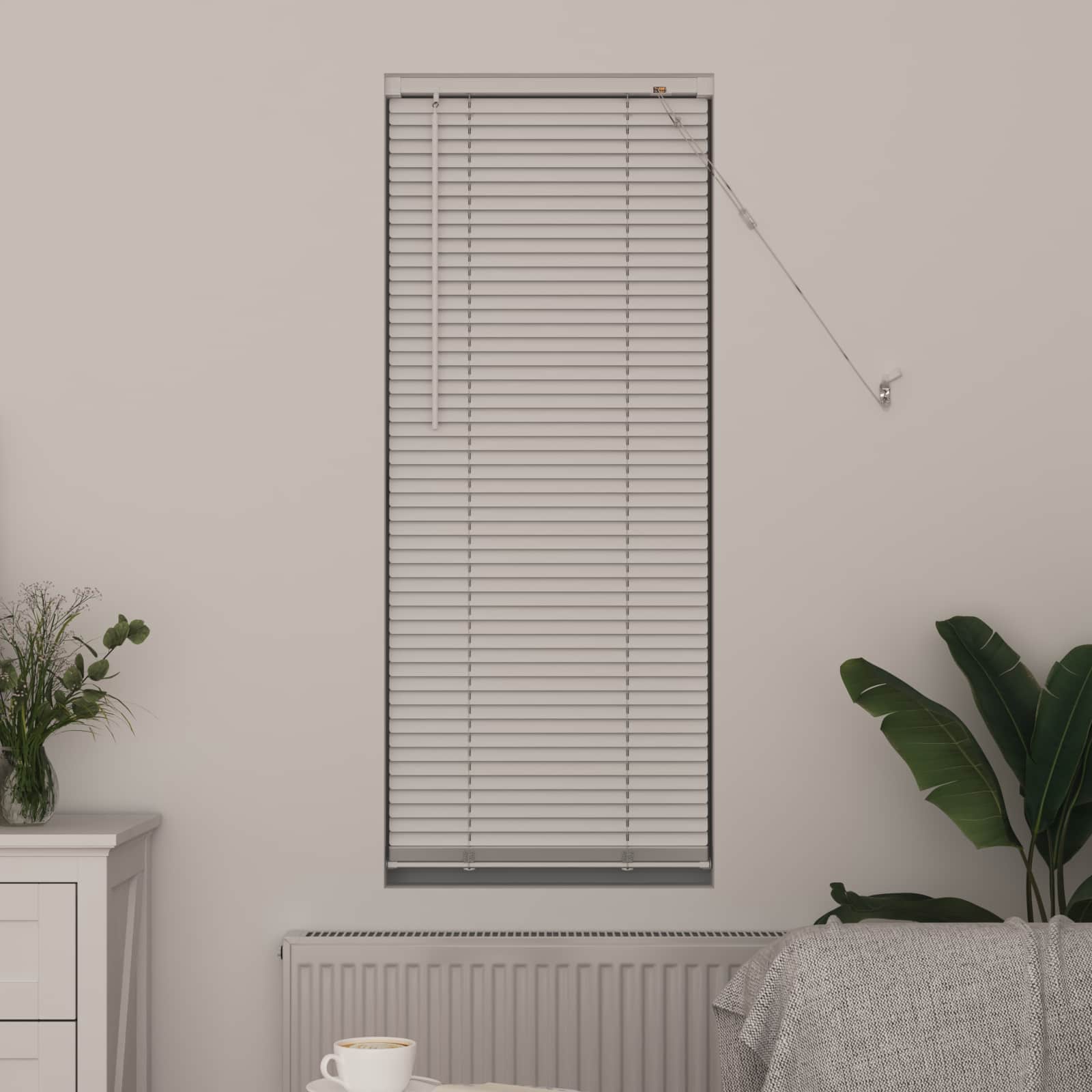 Venecijos žaliuzės Baltas 150 x 40 cm 25 mm PVC