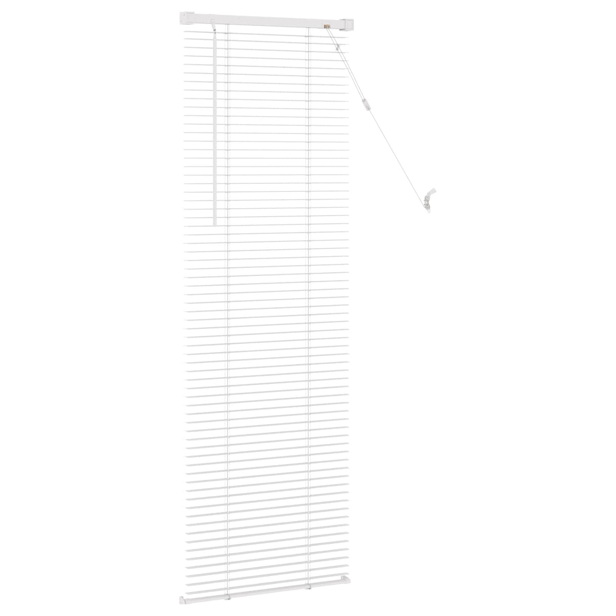 Venecijos žaliuzės Baltas 150 x 50 cm 25 mm PVC