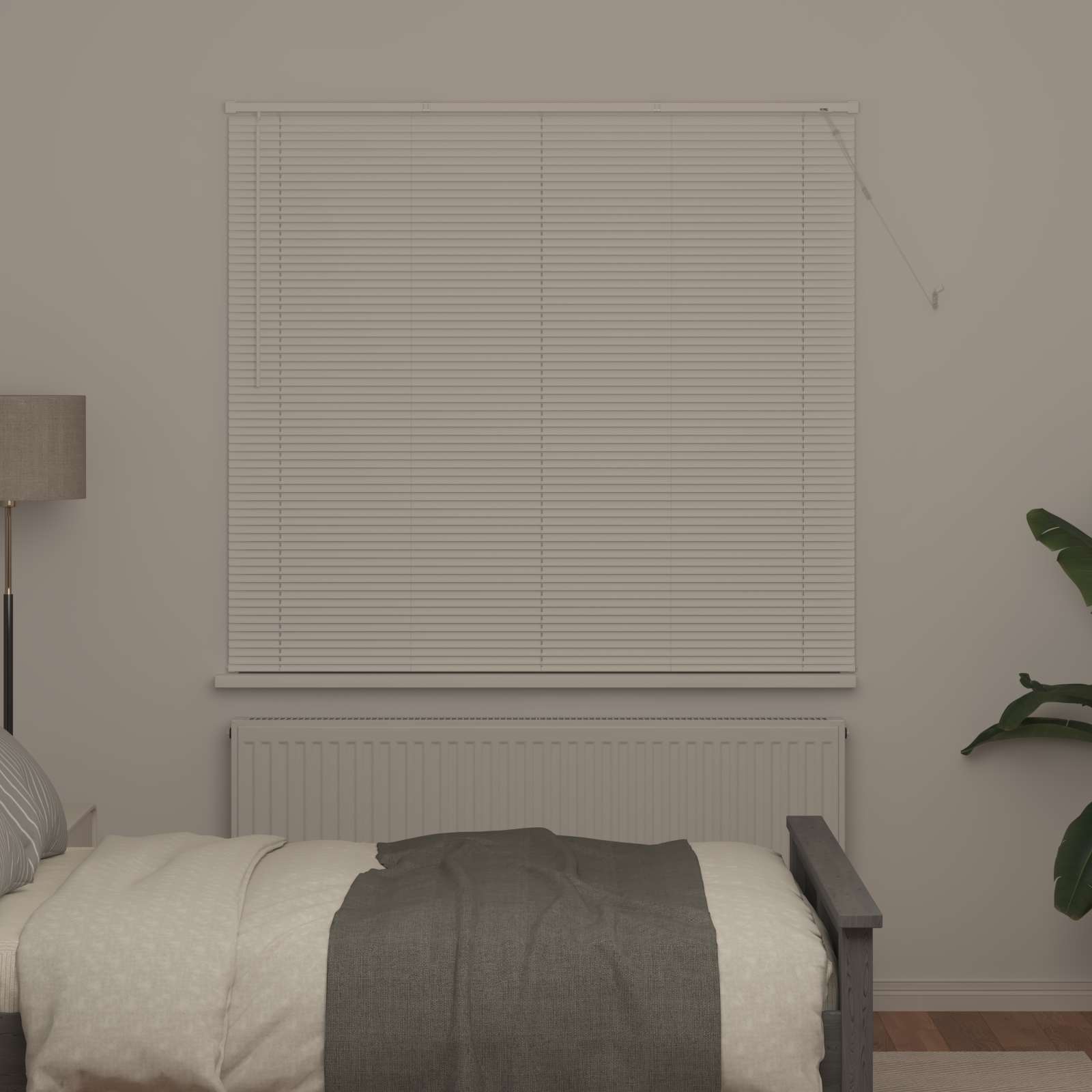 Venecijos žaliuzės Reguliuojamas Balta 150 x 150 cm PVC