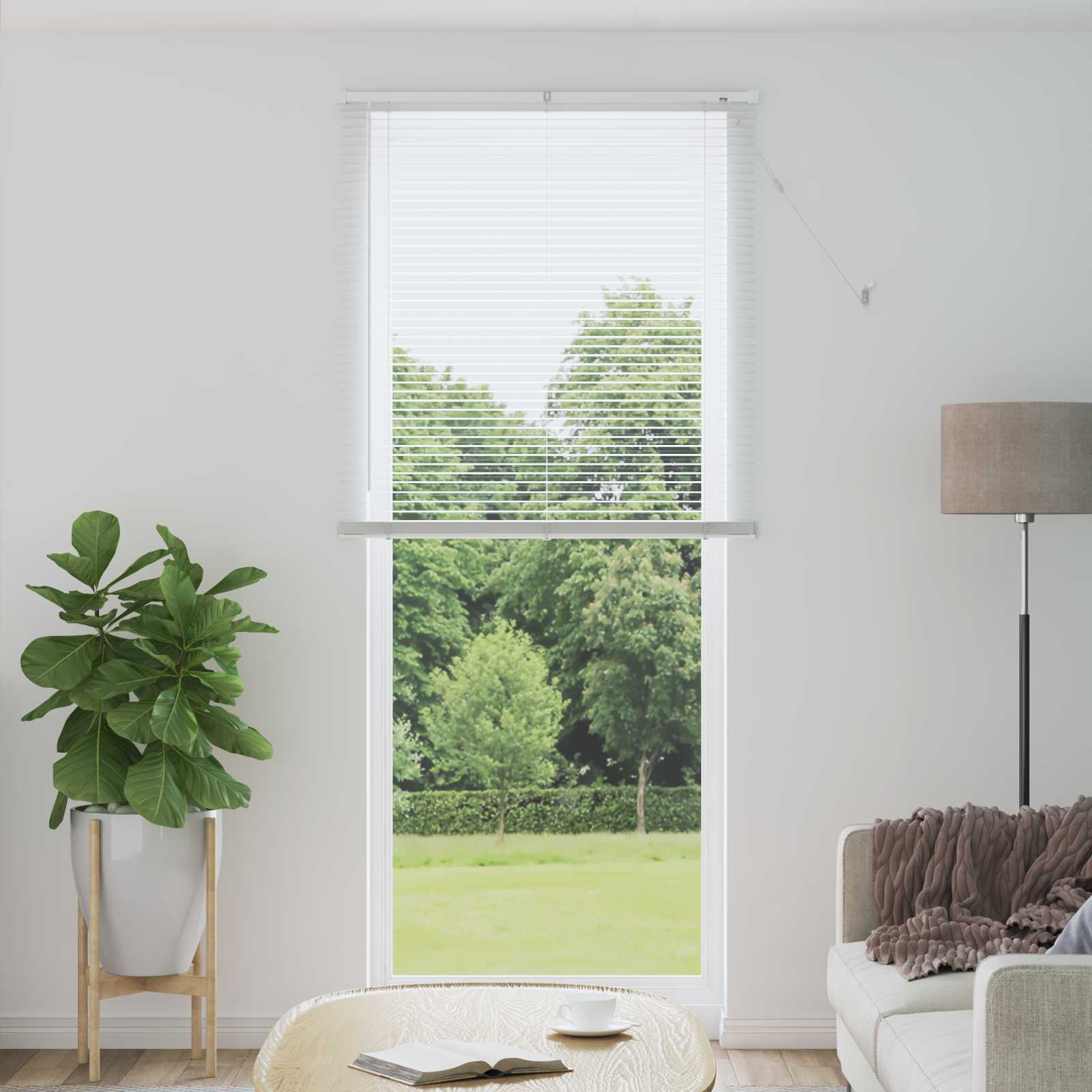 Venēcijas žalūzijas Regulējams Balts 213 x 90 cm PVC