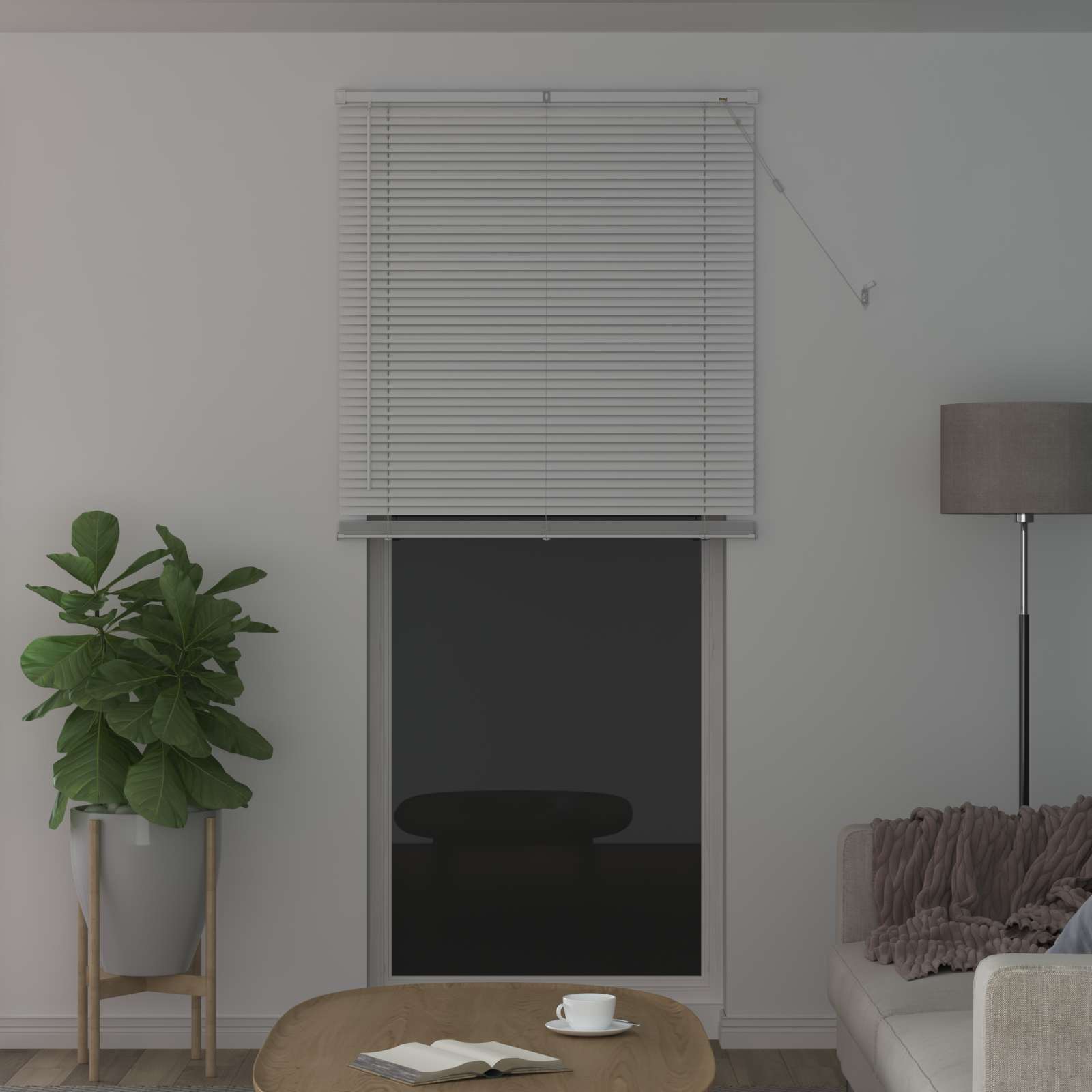 Venēcijas žalūzijas Regulējams Balts 213 x 90 cm PVC