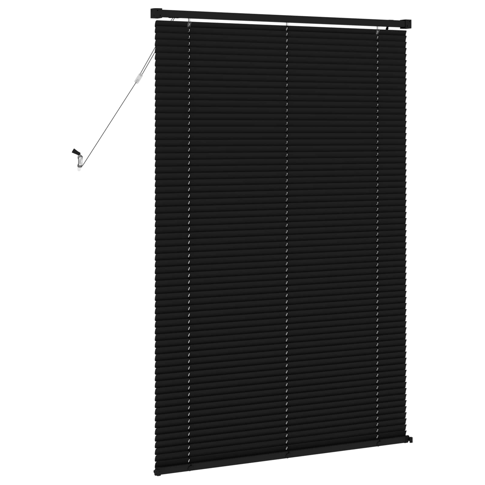 Venecijos žaliuzės Reguliuojamas Juodas 150 x 90 cm PVC