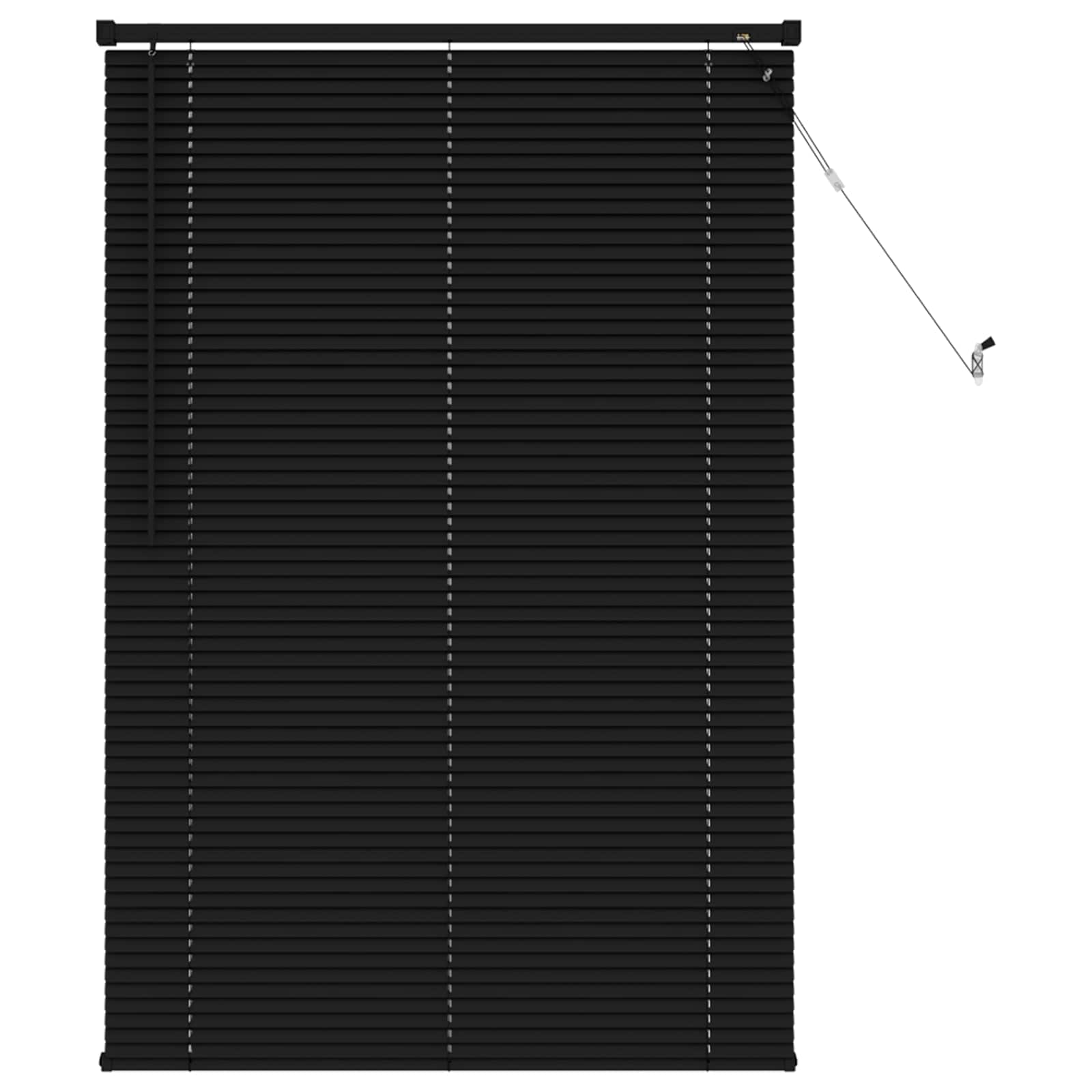 Venēcijas žalūzijas Regulējams Melns 150 x 100 cm PVC
