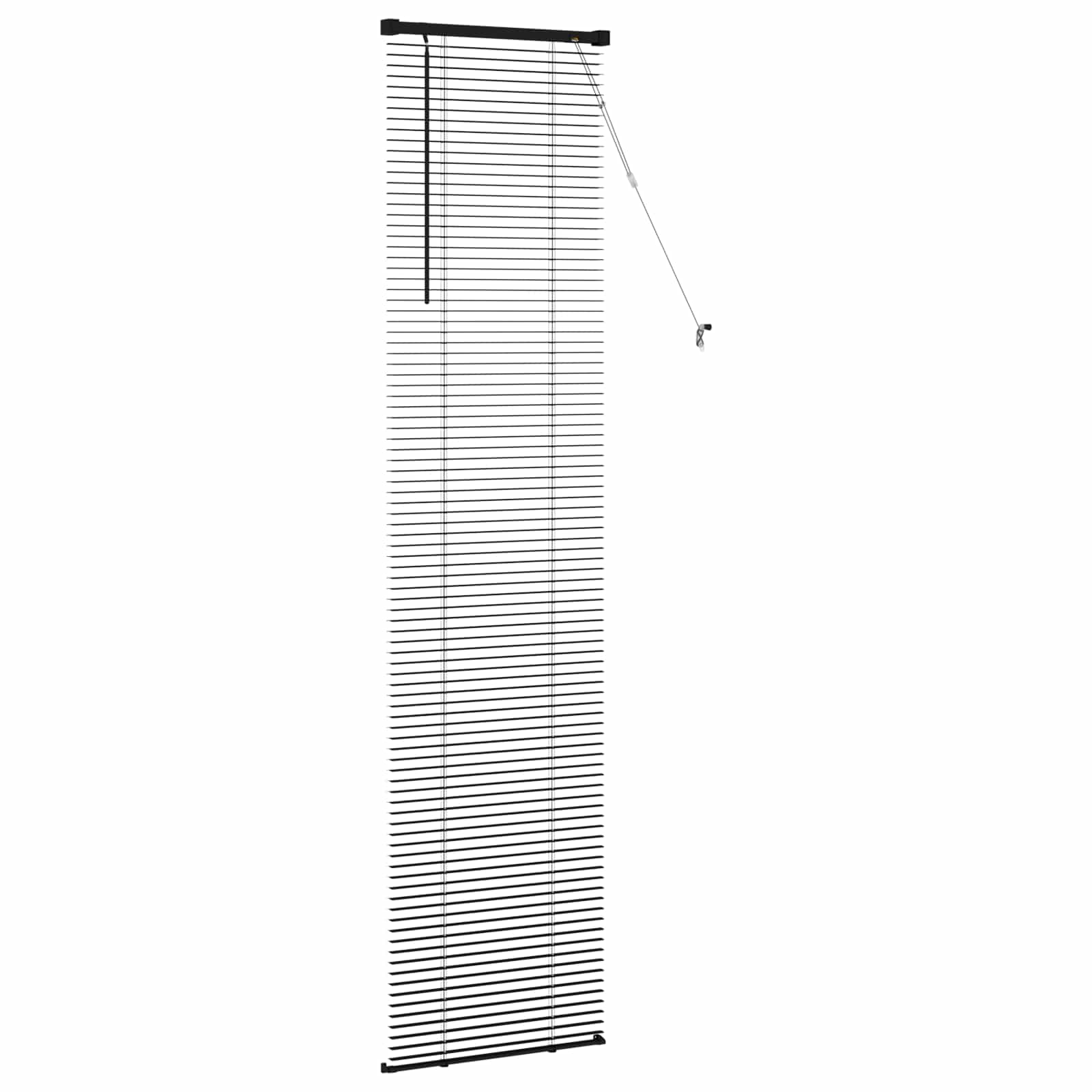 Venecijos žaliuzės Juodas 213 x 40 cm 25 mm PVC