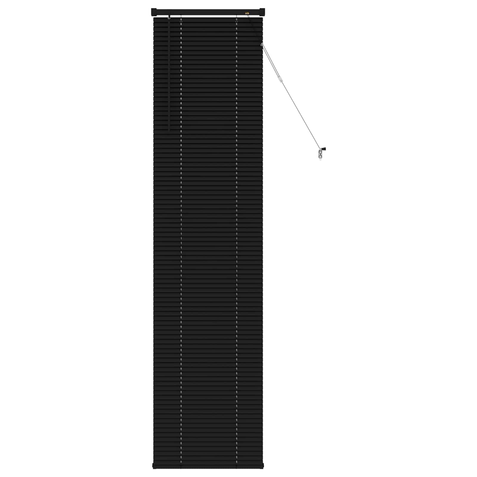 Venecijos žaliuzės Juodas 213 x 40 cm 25 mm PVC