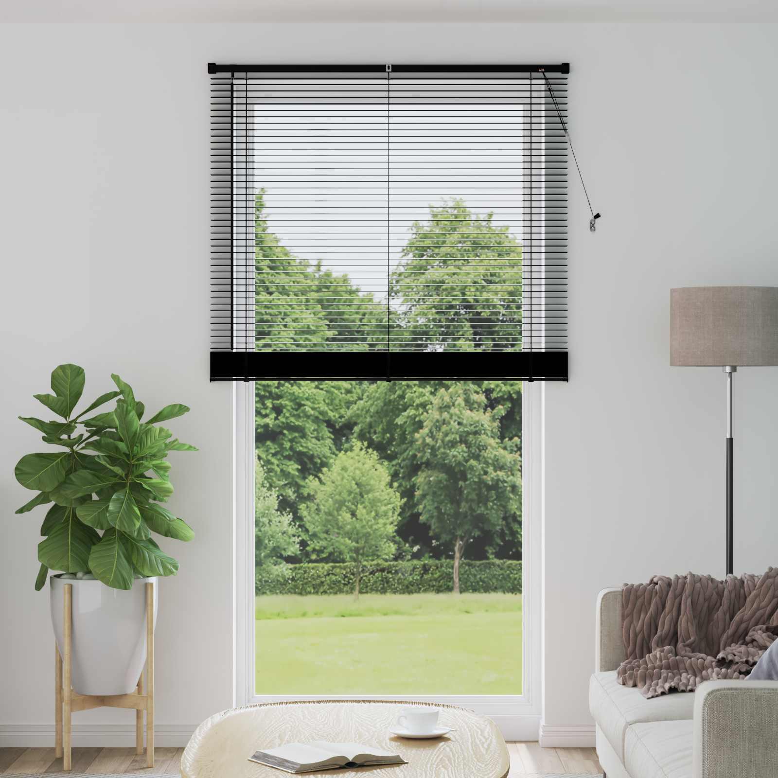 Venēcijas žalūzijas Regulējams Melnas 213 x 120 cm PVC