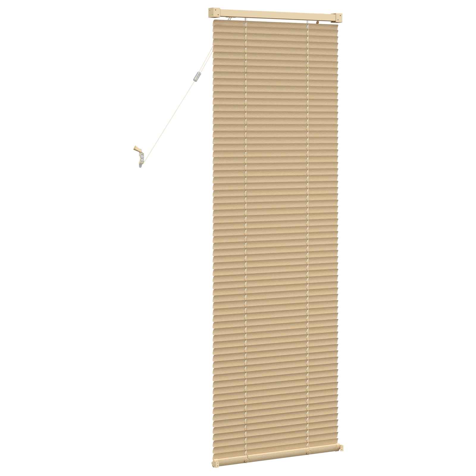 Venecijos žaliuzės Šviesiai ruda su raštu 150 x 40 cm PVC
