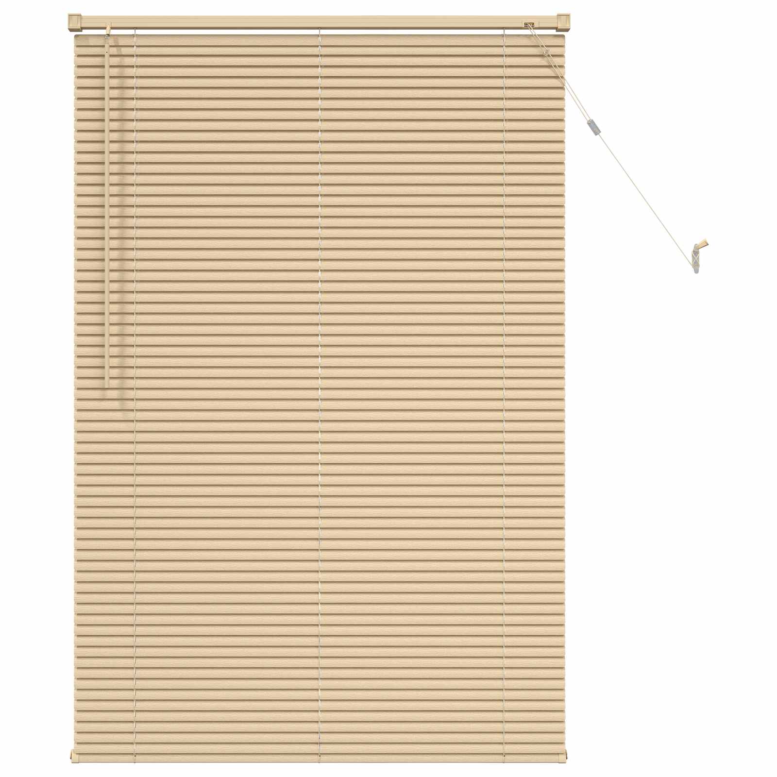 Venēcijas žalūzijas Gaiši brūnas ar rakstu 150 x 70 cm PVC