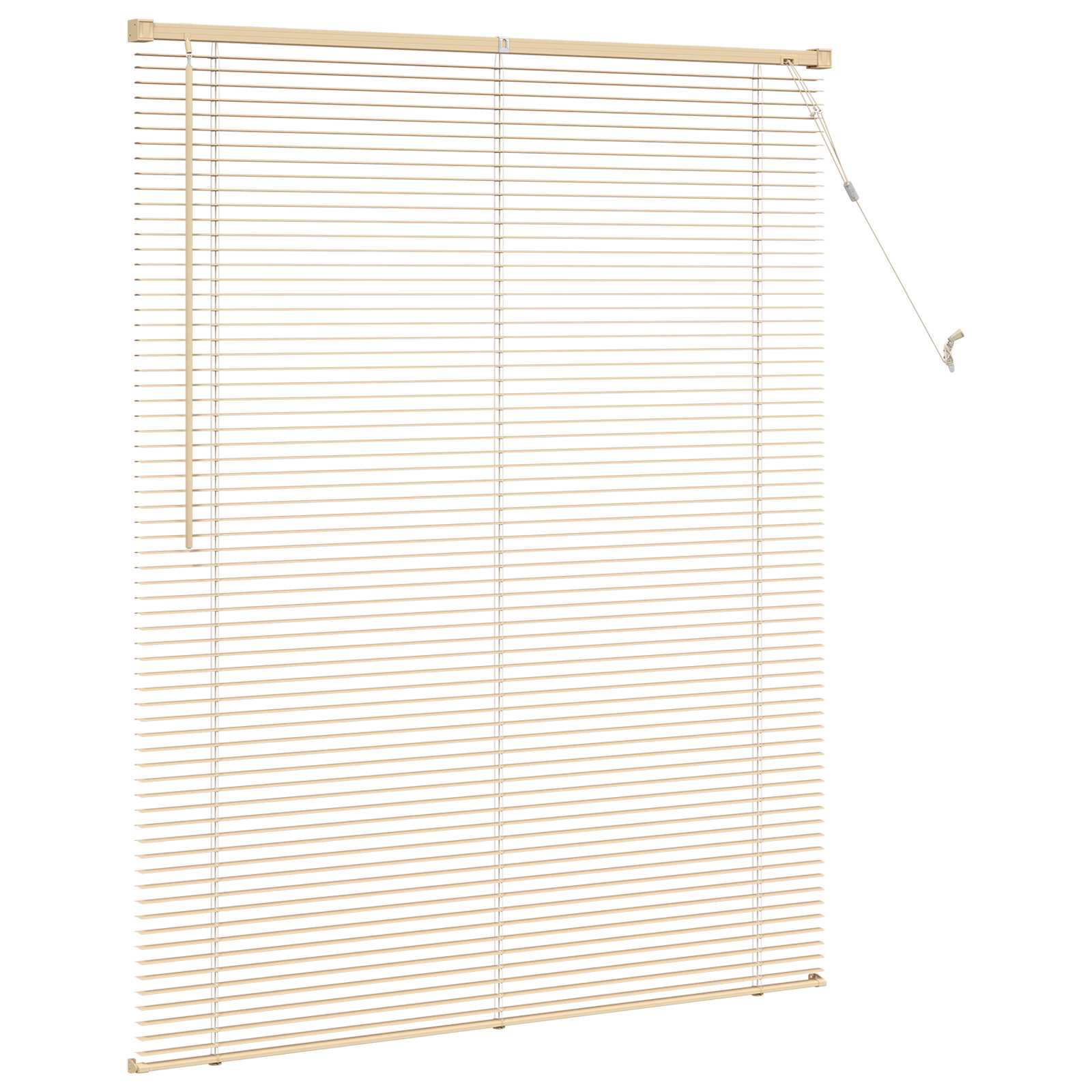Venetian blinds Light brown with pattern 150 x 120 cm PVC
