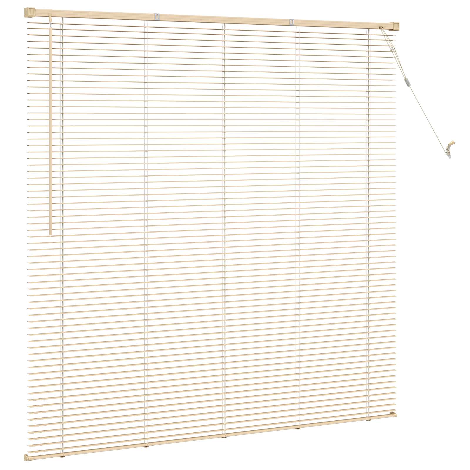 Venecijos žaliuzės Šviesiai ruda su raštu 150 x 140 cm PVC