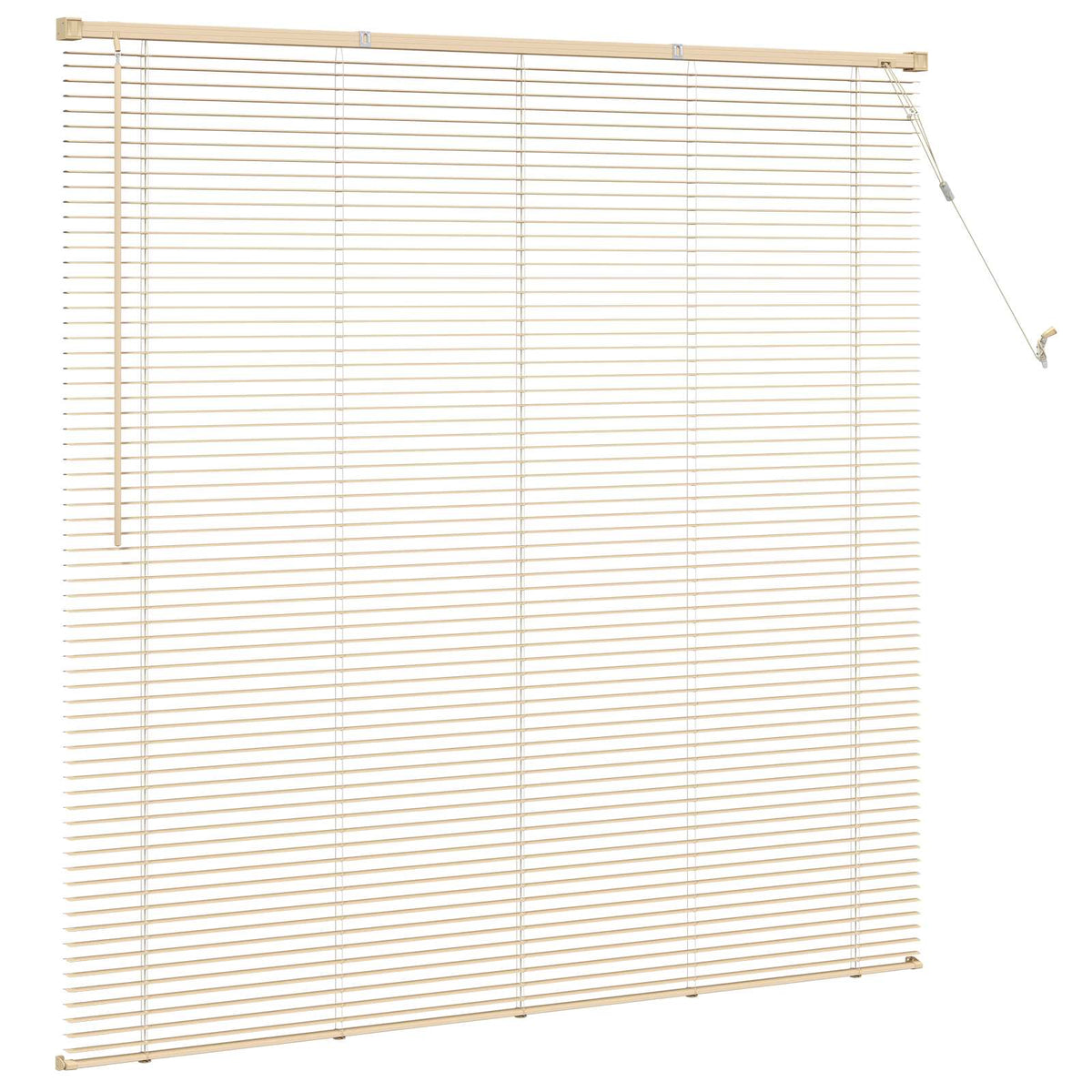 Venecijos žaliuzės Šviesiai ruda su raštu 150 x 150 cm 25 mm