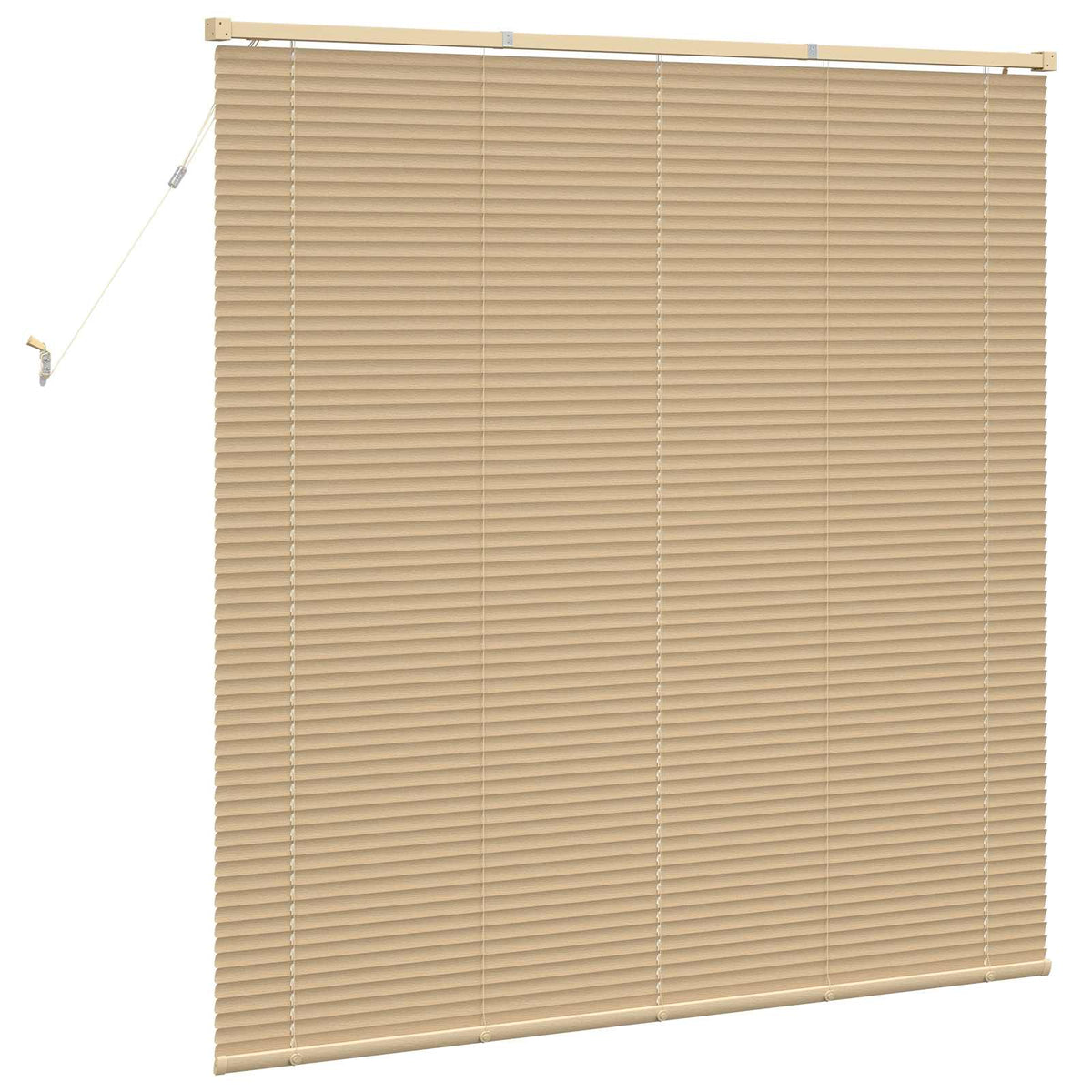 Venecijos žaliuzės Šviesiai ruda su raštu 150 x 150 cm 25 mm
