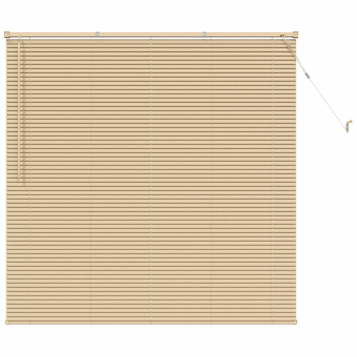 Venecijos žaliuzės Šviesiai ruda su raštu 150 x 150 cm 25 mm