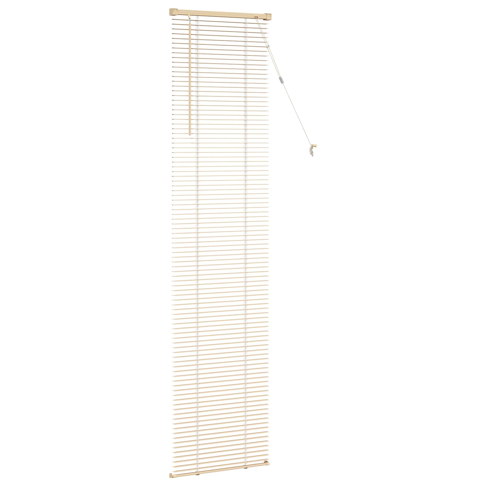 Venecijos žaliuzės Šviesiai ruda su raštu 213 x 40 cm 25 mm PVC