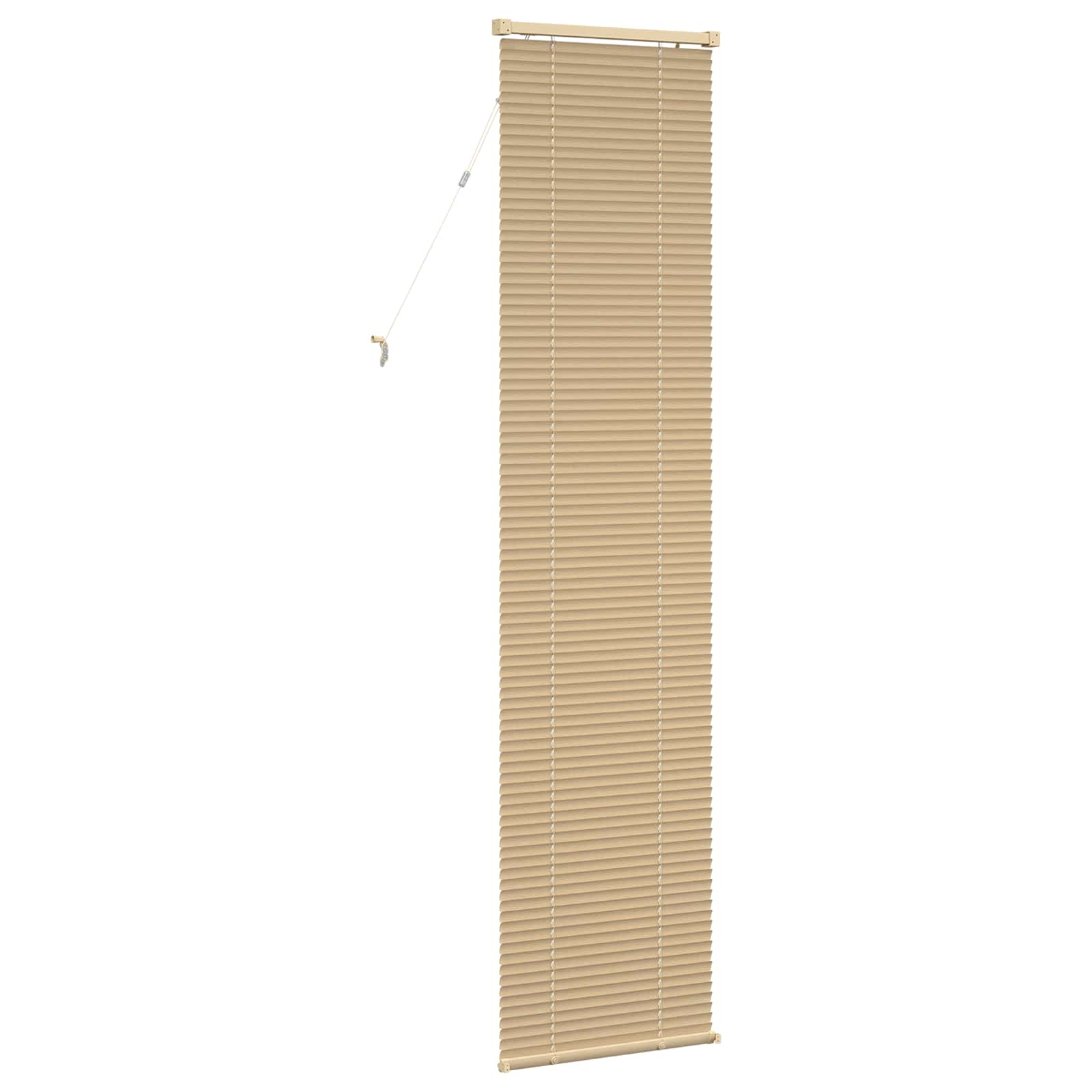 Venecijos žaliuzės Šviesiai ruda su raštu 213 x 40 cm 25 mm PVC