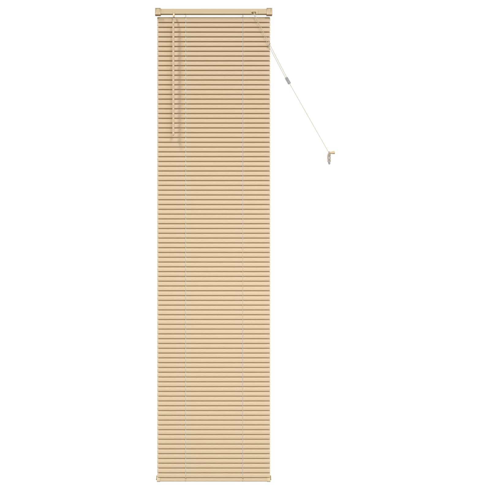 Venecijos žaliuzės Šviesiai ruda su raštu 213 x 40 cm 25 mm PVC