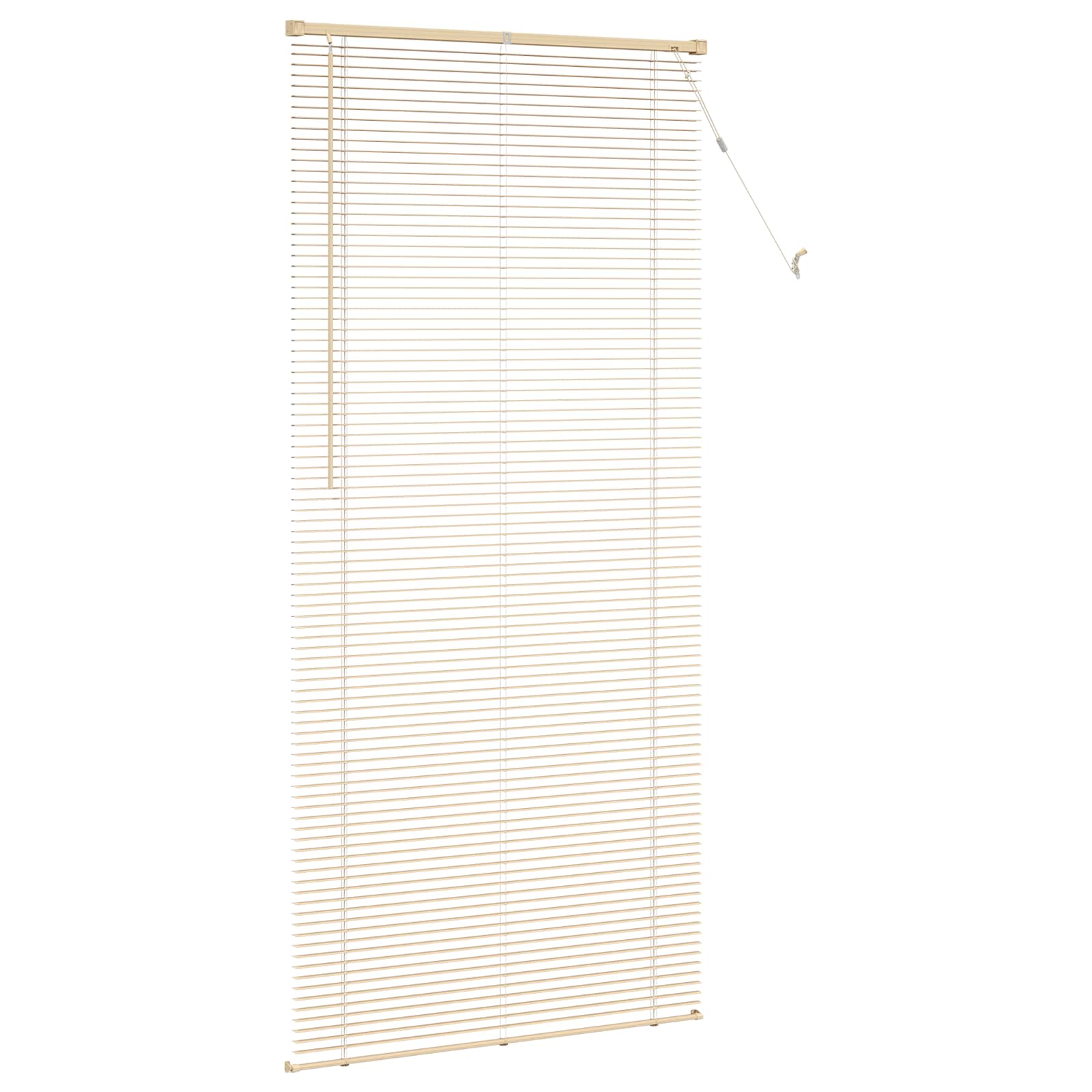 Venēcijas žalūzijas Gaiši brūnas ar rakstu 213 x 100 cm PVC