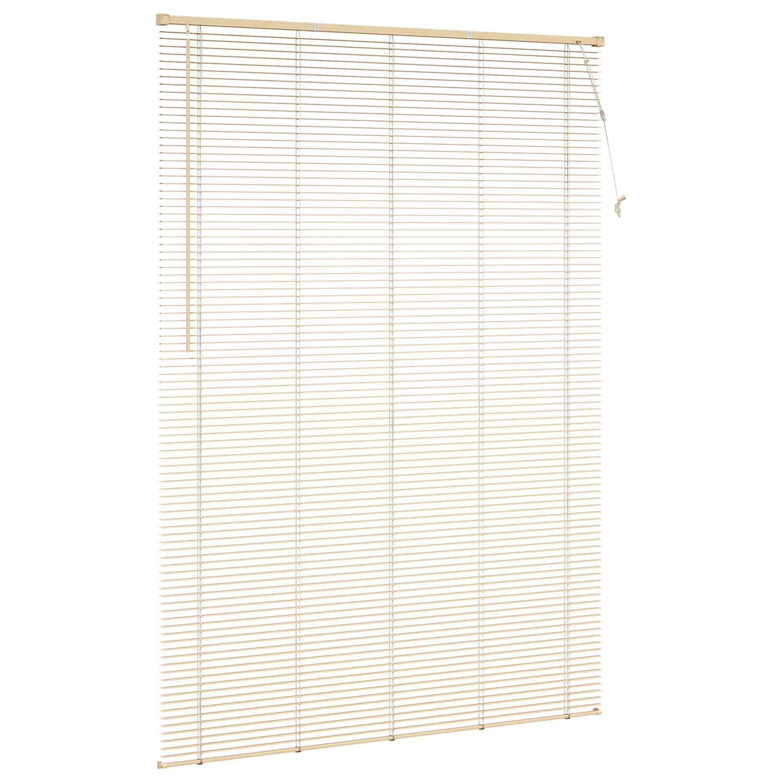 Venēcijas žalūzijas Gaiši brūnas ar rakstu 213 x 140 cm PVC