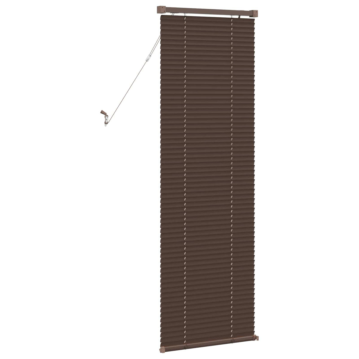 Venecijos žaliuzės Tamsiai ruda su raštu 150 x 50 cm 25 mm PVC