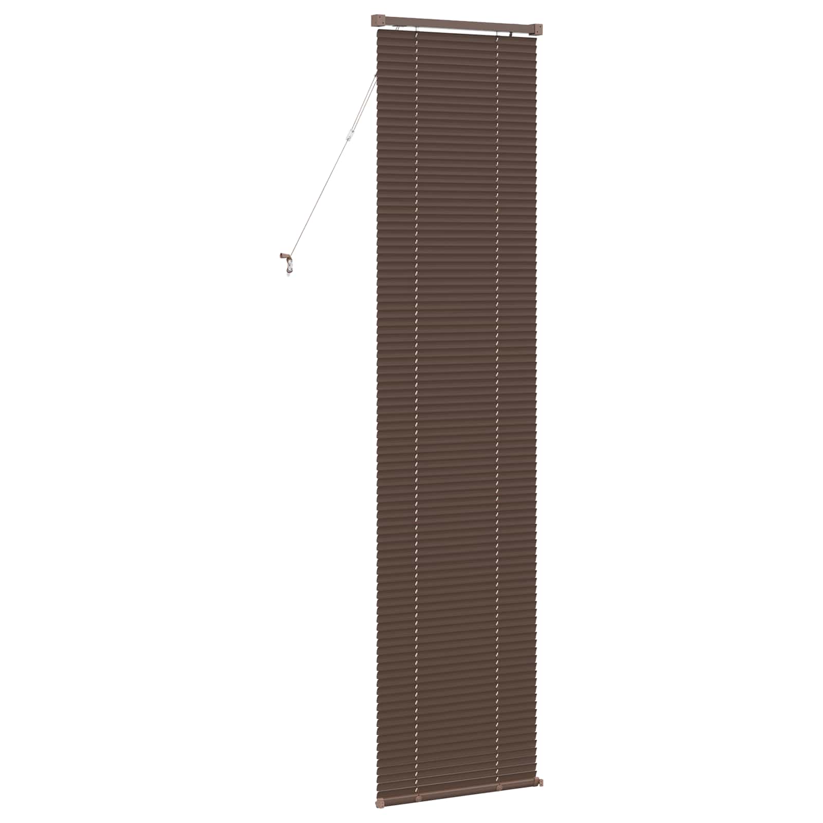 Venecijos žaliuzės Tamsiai ruda su raštu 213 x 50 cm PVC