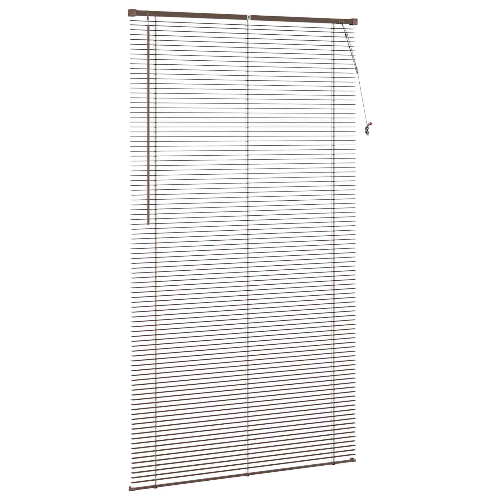 Venetian Blinds Dark Brown with Pattern 213 x 110 cm PVC