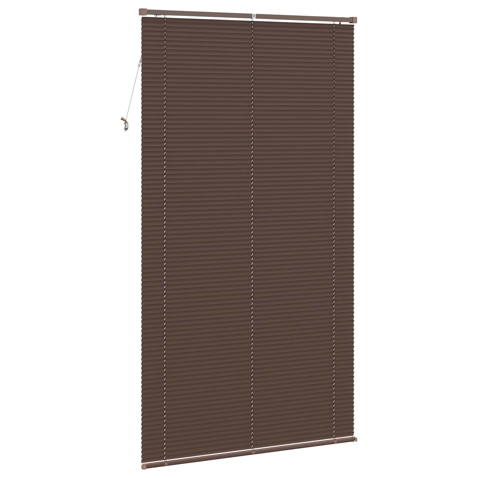 Venetian blinds Dark brown with pattern 213 x 120 cm PVC