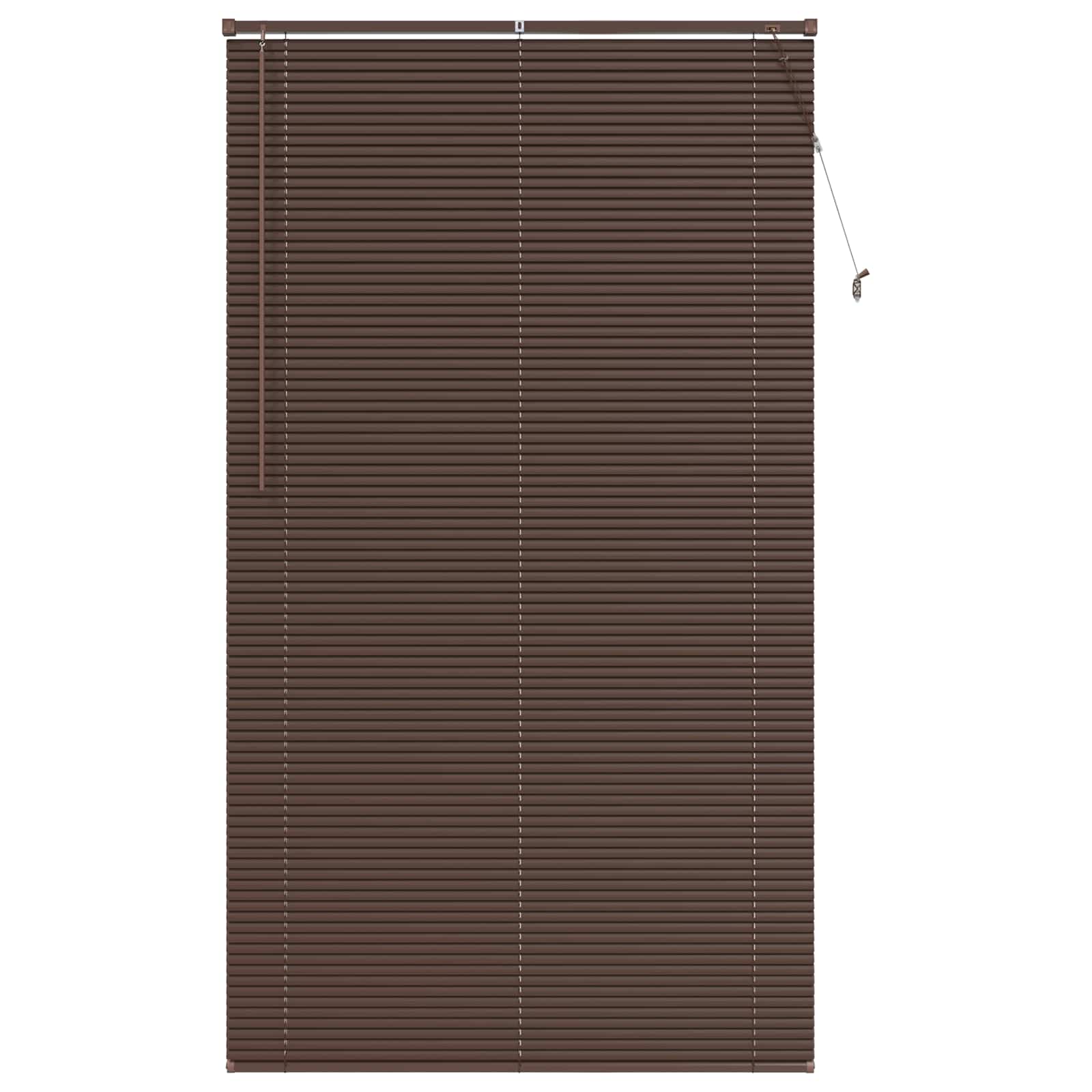 Venetian blinds Dark brown with pattern 213 x 120 cm PVC