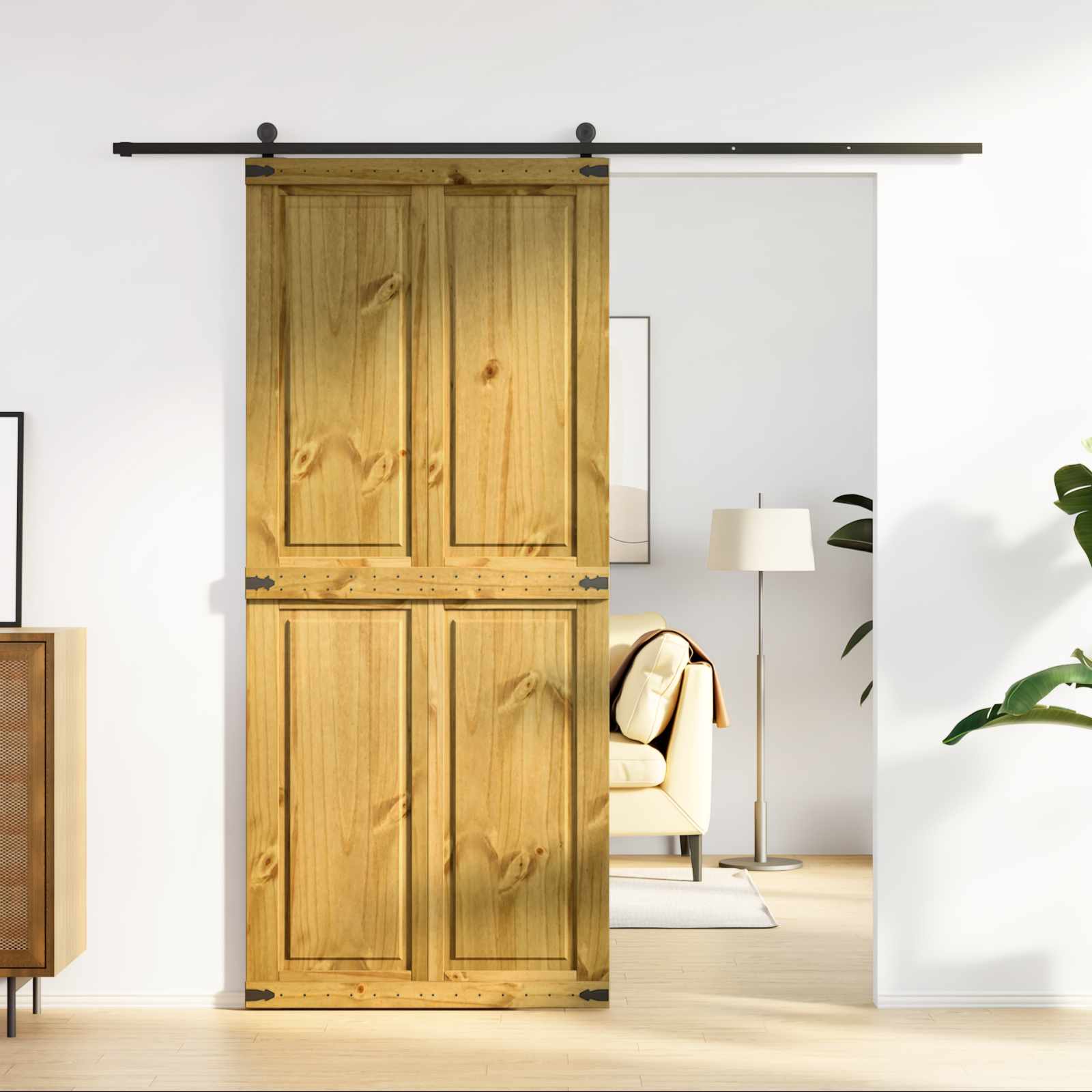 Tvarto durys Corona Medaus Ruda 90 x 210 cm