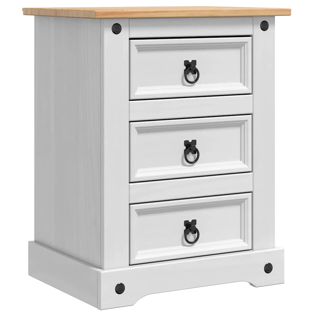 Naktinis staliukas Balta 53 x 39 x 66 cm Kietos pušies mediena