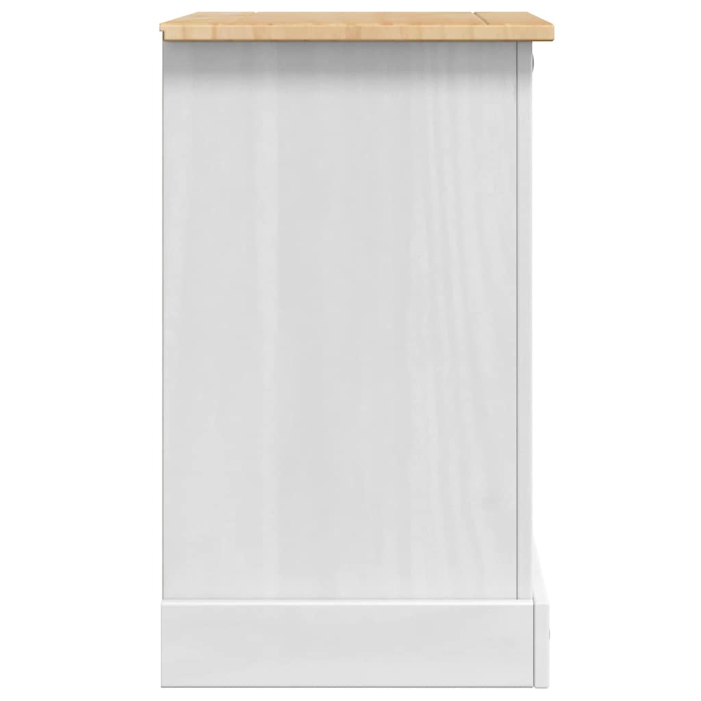 Naktinis staliukas Balta 53 x 39 x 66 cm Kietos pušies mediena