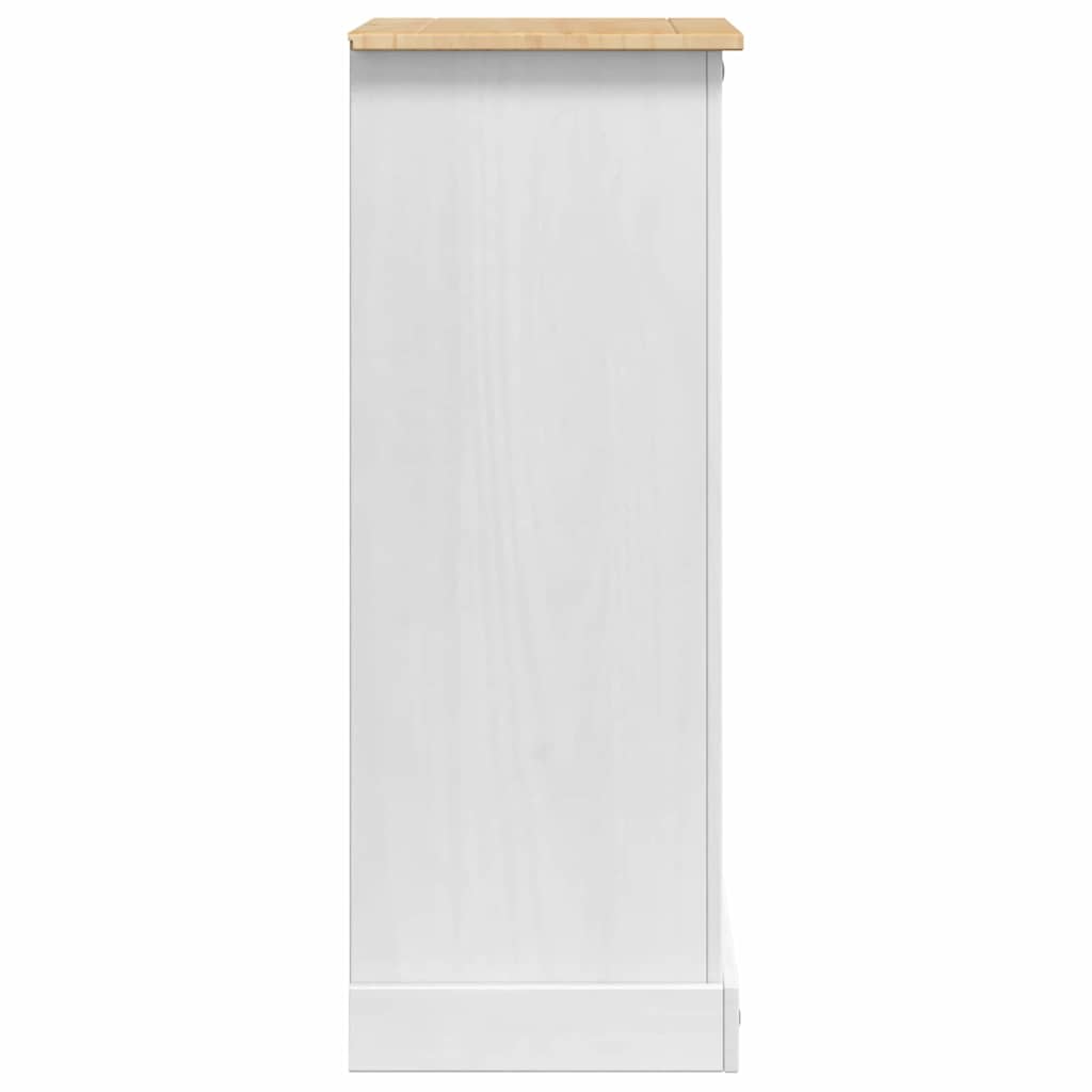 Naktinis staliukas su stalčių Corona Balta 53 x 39 x 103 cm
