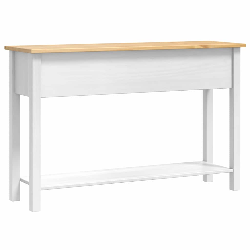 Žurnālgaldiņš ar atvilktnēm Balts 114 x 34,5 x 73 cm