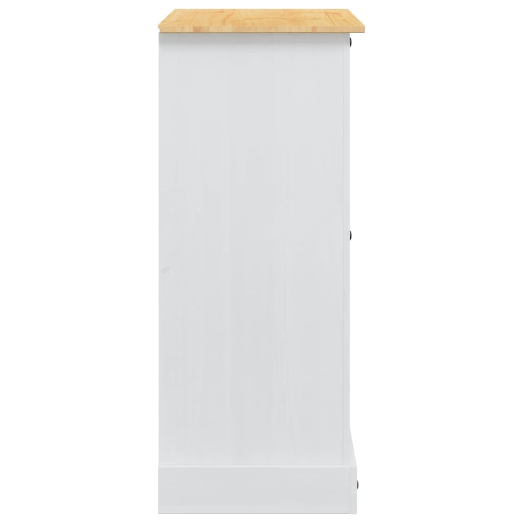 Saugojimo dėžės Balta 92 x 48 x 114 cm Kietas pušies medis