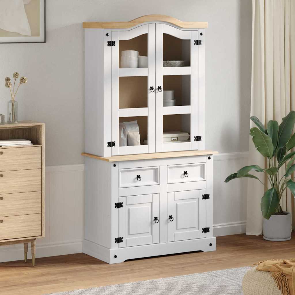 Kabbalas White 100 x 48.5 x 179 cm Solid pine wood