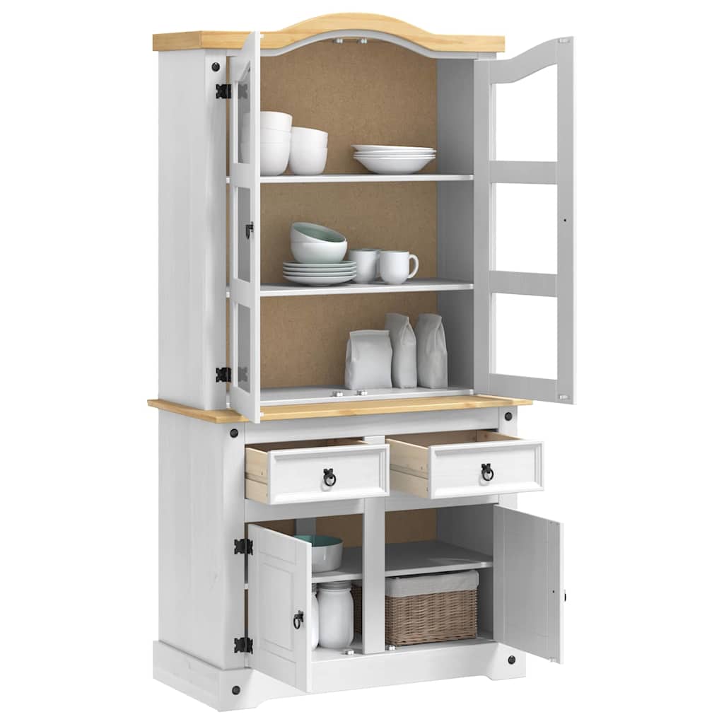 Kabbalas White 100 x 48.5 x 179 cm Solid pine wood