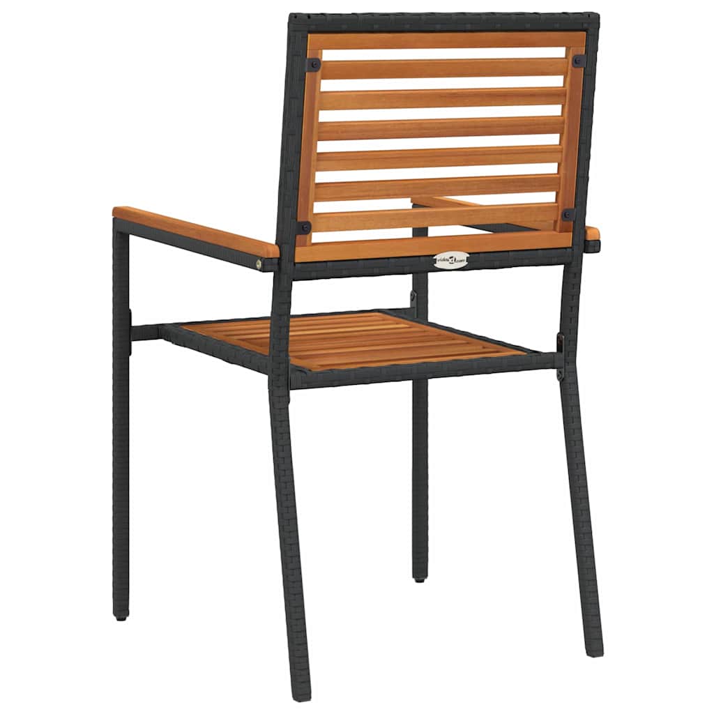 Outdoor armchairs 4 pcs Cream, Brown