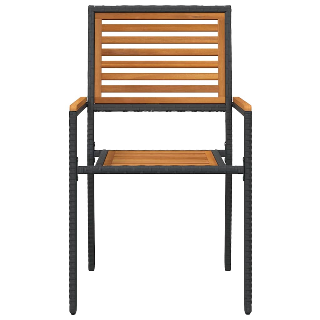 Outdoor armchairs 4 pcs Cream, Brown