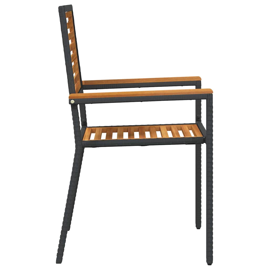 Outdoor armchairs 4 pcs Cream, Brown