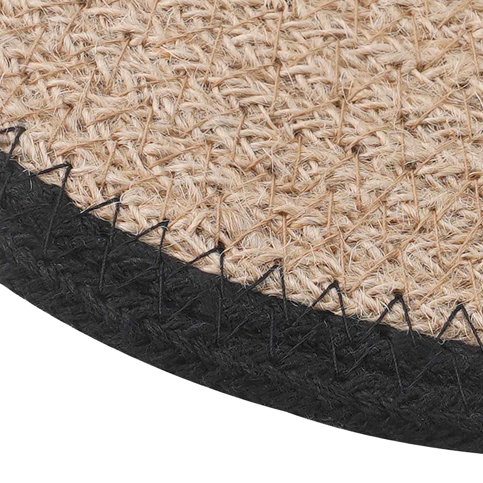 Džiuto paveikslai 6 pcs Natūrali ir juoda Ø 30 cm