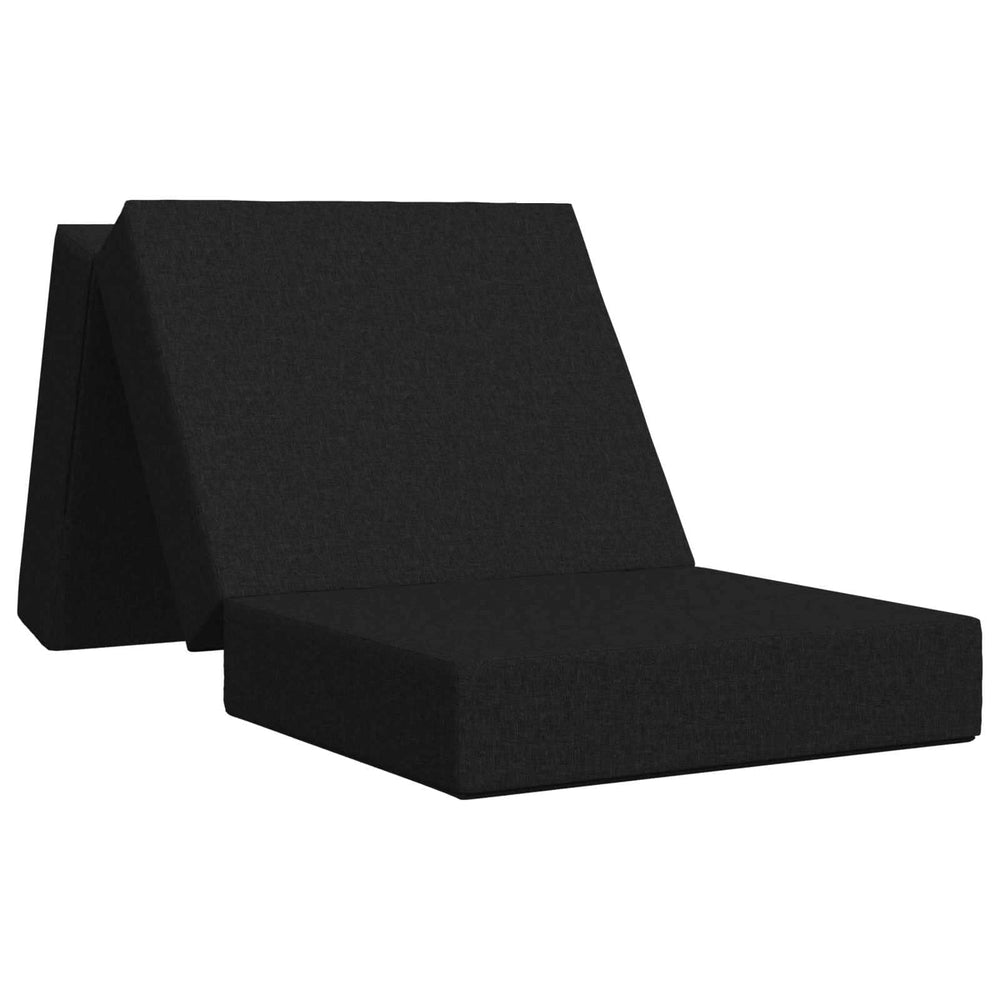 Sulankstomas Sofos Lova 75 x 63 x 45 cm Juoda