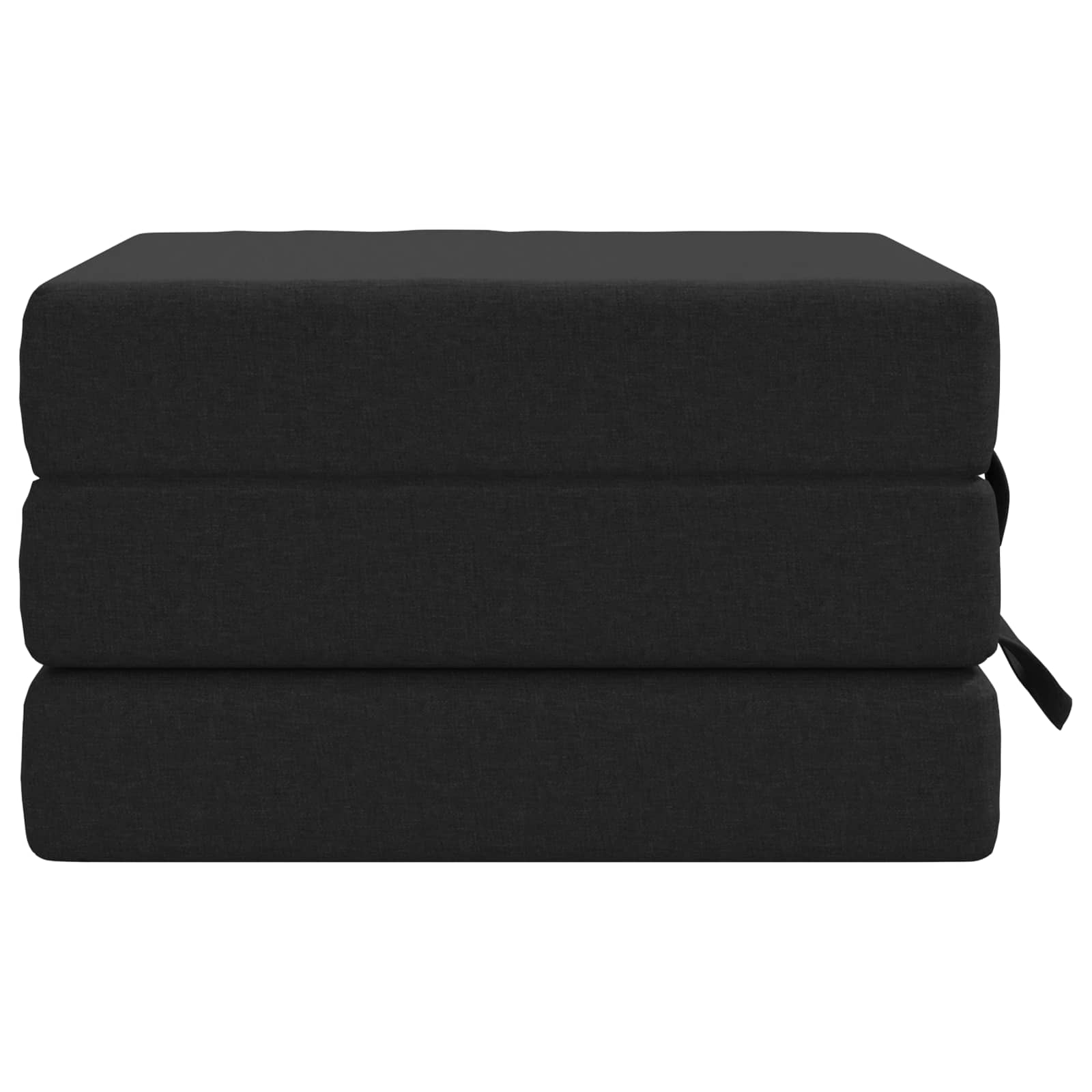 Sulankstomas Sofos Lova 75 x 63 x 45 cm Juoda