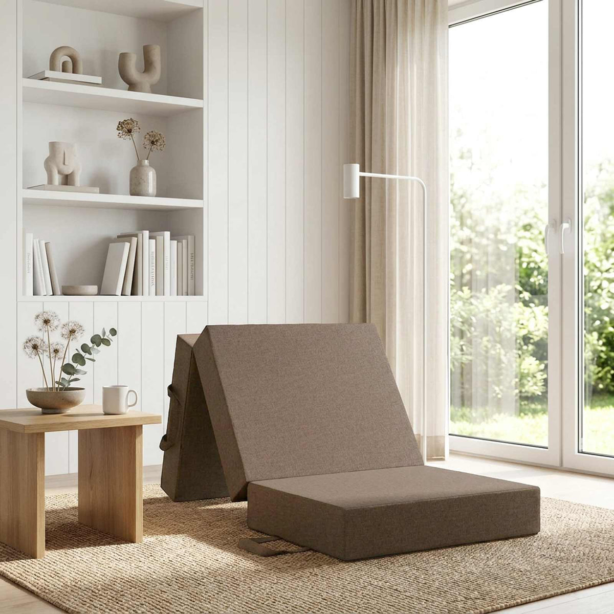 Sulankstomas Sofos Lova 75 x 63 x 45 cm Taupe